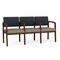 Lesro Lenox 3 Seat Tandem Seating W/ Arms, 65 in W 26 in L 31.5 in H LW3103 - alternate 1